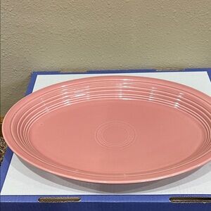 Fiesta peony oval platter